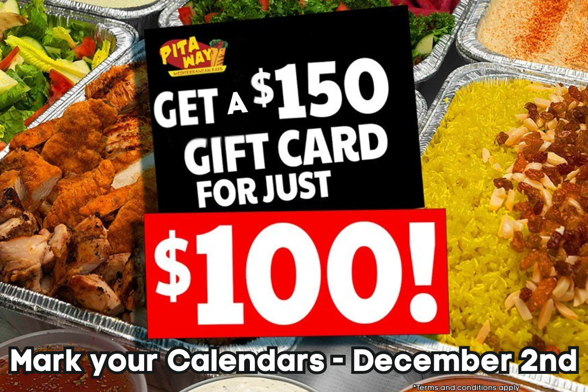 Pita Way Gift Card Promo