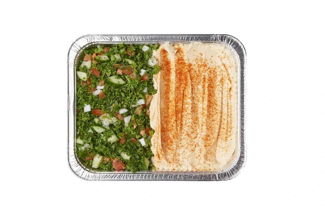 Half Hummus Half Tabbouli 12 Tray